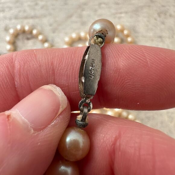 Vintage 50s Japan Faux Pearl Necklace Bundle - Picture 3 of 6